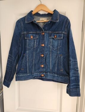 Madewell The Jean Jacket in Briarwood Wash Size L